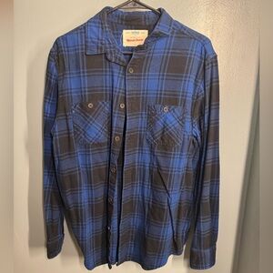 Men’s flannel button-down shirt